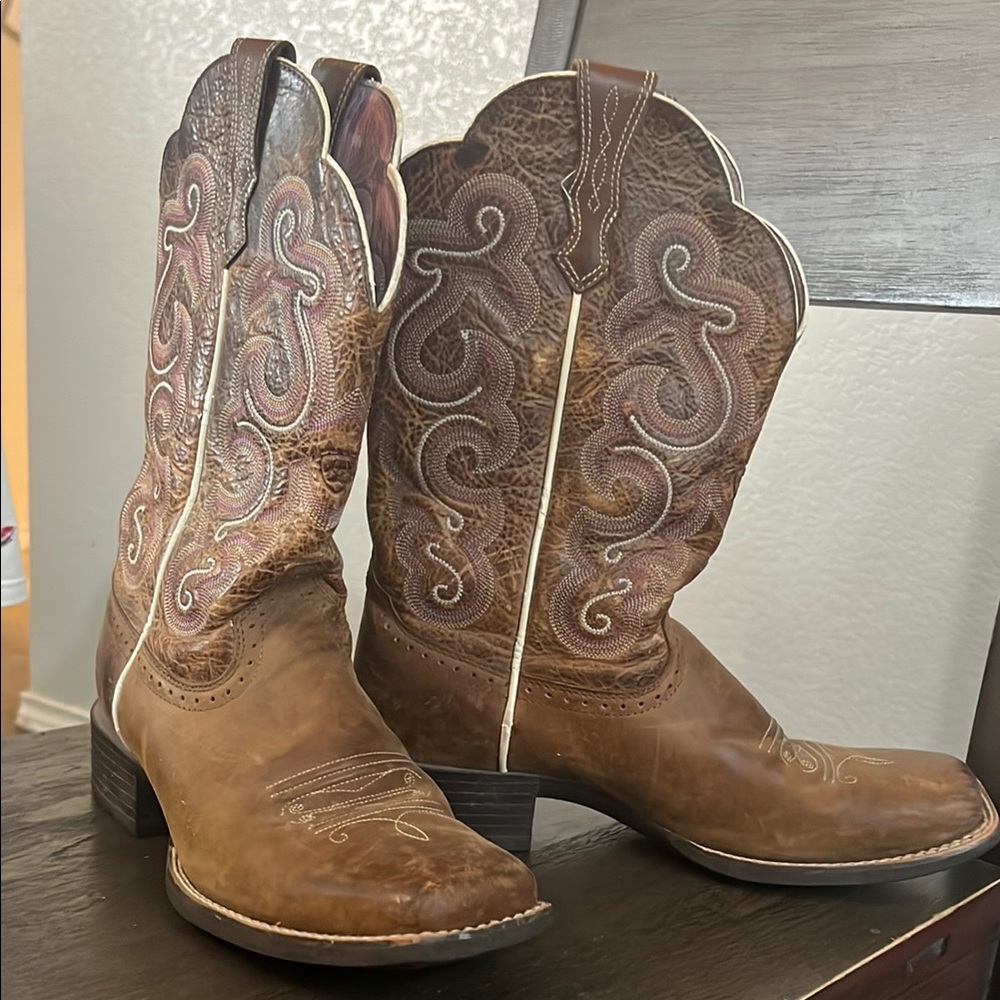 Brown Western Cowboy Boots